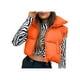 thumbnail image 2 of Sunloudy - Chaleco corto cálido de invierno para mujer, sin mangas, cuello alto, chaleco acolchado ligero de doble cara Sunloudy moda, 2 of 4