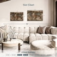 thumbnail image 4 of Elephant Stock Reclaimed Map Wall Art - Horizontal Canvas Wall Art - Living Room Wall Decor - Map Canvas - Brown And Gray Decor By Diego Tirigall - 36" x 24", 4 of 8