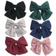 thumbnail image 1 of 6-pack Satin Stora Rosett Hårklämmor, Hårklämma Stor Rosett Chiffon Fjäder Hårklämma Retro Fransk Dam Stil, 1 of 5
