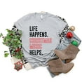 thumbnail image 3 of Christmas Music Helps - Women's Short Sleeve Graphic T-Shirt, 3 of 10