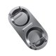thumbnail image 5 of Soporte para cucharas, soporte para cucharones, soporte vertical de acero inoxidable, portátil, ahorrador de espacio, organizador para utensilios de Gris, 5 of 10
