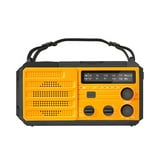 Mini Portable AM/FM/SW1/SW2/TV 5 Bands Radio with Built-In SD & USB ...
