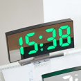 thumbnail image 5 of 1PC Led Electronic Clock Desktop Clock Simple Alarm Clock Curved Screen Clock, 5 of 9