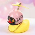 thumbnail image 2 of Rubber DuckToy Car Accessories Rear View Mirror With Decoration Helmet M1L2, 2 of 5