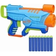 thumbnail image 2 of Nerf Elite Junior Explorer Easy-Play Toy Blaster, Easy Hold & Load & Blast, 8 Nerf Elite Darts, 2 of 3