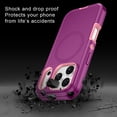 thumbnail image 3 of Petocase For iPhone 18 Pro Case (2026) / iPhone 17 Pro Case (2025),Compatible with Mag-safe Anti-Drop Heavy Duty Shockproof Rugged Protecive Magnetic 6.3 inch Phone Cover,Purple/Pink, 3 of 7