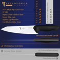 thumbnail image 4 of DALSTRONG Titan Forge Chef Knife - 8 Inch - Pro Series Knives - 7CR17MOV High-Carbon Steel Kitchen Knife - Full Tang Kitchen Knife - Razor Sharp Chef's Knife - NSF Certified, 4 of 7