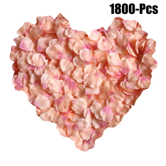 1800PCS Artificial Petals Decorative Rose Petals Flower Petals for Wedding