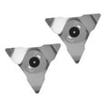 thumbnail image 3 of Cuchilla triangular para cortacésped robótico, cuchillas de corte de acero inoxidable para cortacésped RC TC MC RS, 2 uds., 3 of 10