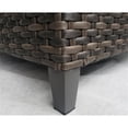 thumbnail image 3 of Barbados Two-Tone Dark Gray/Light Gray Wicker Coffee Table, 3 of 3