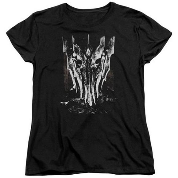 Lor-Big Sauron Head Short Sleeve Womens Tee, Black - 2X