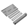 thumbnail image 4 of String Action Gauge Ruler With Conversion Chart, Stainless Steel Feeler Gauge, Fingerboard Fret  Guards For Guitar, 4 of 8