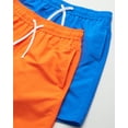 thumbnail image 7 of Quad Seven Boys' Swim Trunks - 2 Pack Basic Solid Quick Dry Board Shorts Bathing Suit (8-18), 7 of 7