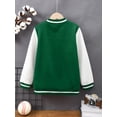 thumbnail image 4 of 13t Kid Boys Tops 14t Big Boys Fashion CHICAGO Embroidery Color Block Baseball jacket Sizes 7-15, 4 of 7