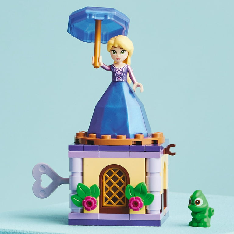 LEGO Disney Princess Twirling Rapunzel Building Toy 43214, with Diamond  Dress Mini-Doll and Pascal The Chameleon Figure, Wind Up Toy Rapunzel,  Disney