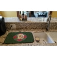 thumbnail image 2 of Morkie Poinsetta Wreath Dish Drying Mat, 2 of 7