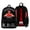 Black, variant on Anime Hajime No Ippo Boxing Merch Oxford Backpack – Kamogawa Gym K.B.G. Print School Bag with Front Zip Pocket & Side Mesh