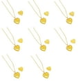 thumbnail image 4 of Fashionable Engravable Heart Envelope Locket Necklace Adjustable Length Choker Handmade Collarbone Chain Accessories, 4 of 5