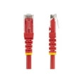 thumbnail image 1 of StarTech.com Câble Ethernet CAT6 100 Pieds, 10 Gigabit RJ45 650MHz 100W Patch Cordon, CAT 6 10GbE UTP Câble Réseau avec Soulagement de la Tension, Rouge, Testé Fluke/filaire Est Certifié UL/tia - Catégorie 6 - 24AWG (C6PATCH100RD) - Câble Patch - RJ-45 (m) à RJ-45 (m) - 100 Pieds - UT 6PUT - Moule Chat Rouge, 1 of 3