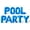 Blue, variant on Letter Balloons - POOL PARTY 16" Inch Alphabet Letters Foil Mylar Balloon Bachelorette or Bridal Shower Party Banner (Black)