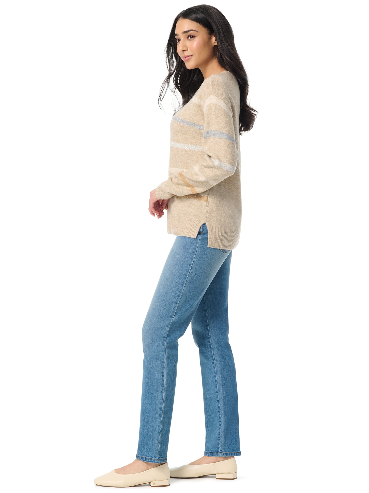 Gloria Vanderbilt Swan Series Women's Amanda 5 Pocket Jeans, Sizes 2-18