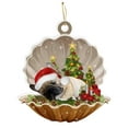 thumbnail image 2 of 1PC Christmas Stickers/Xmas Tree Hanging Pendants Decorative Exquisite Home Farmhouses Party Decor,H, 2 of 4