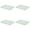 Green, variant on Serving Tray Rectangular 10.24"x14.57", Reusable Breakfast Tray PP Plastic Non-Slip Serving Plates, Fast Food Tray for Party Buffet Finger Food, Cafeteria Restaurant Home Kitchen