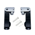 thumbnail image 2 of koolsoo Motorcycle Foot Rests Non Slip Comfortable Ride Portable Foldable Foot Pedal black, 2 of 9