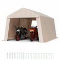 thumbnail image 1 of VEVOR Outdoor Storage Portable Shed 10x15 ft Waterproof Canopy Garage Tent 2 Doors, 1 of 9