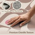 thumbnail image 6 of ODIKA 4'x6' Pink Mocha and Abstract Design Washable Area Rug Midcentury Modern Geometric Pattern Style for Bedroom, Reading Nook, Pet Friendly & Non-Shedding, 6 of 7
