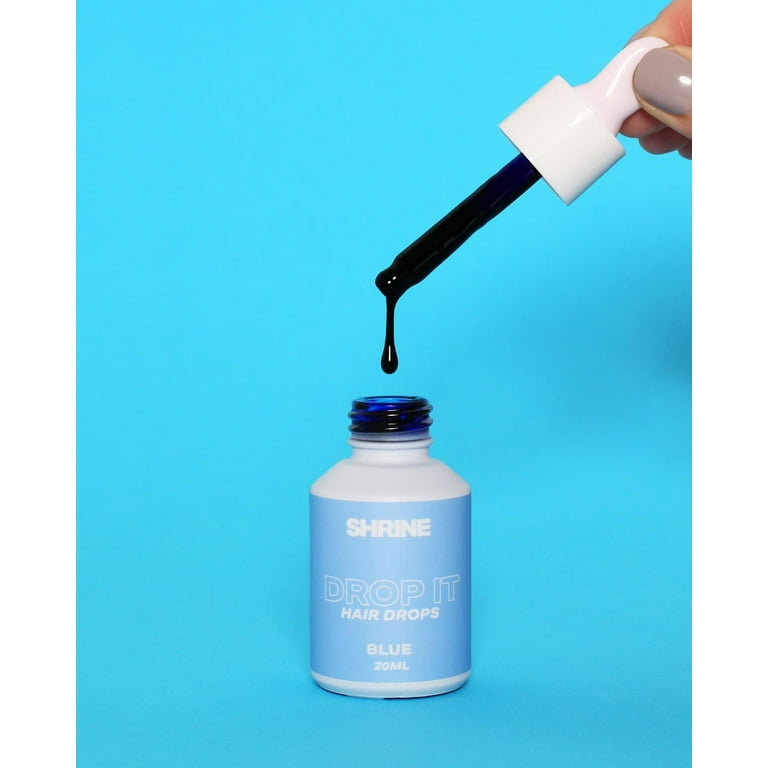 SHRINE DROP IT - Purple Hair Dye Drops - Semi-Permanent Hair Color - 30  Uses Per Bottle - Vegan & Cruelty Free - 0.68fl oz