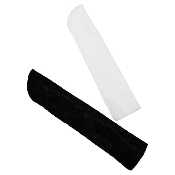 LEORX 2Pcs Hand Fan Pouch Portable Linen Folding Fan Holder Lightweight Storage Bag Assorted Colors