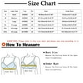 thumbnail image 2 of Bigersell Front Snap Bra Women Clearance Wireless Bras Front Closure Bras No Underwire Comfort Wide Strap V-Neck Bralettes Push up Padded Bra Button Front Close Bras Sports Bras Pink L, 2 of 2