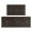 Brown Star Moon, variant on Black White Cloud Moon Star Pattern Kitchen Rugs Sets Of 2,Anti Fatigue Kitchen Mat Rugs Non Slip Washable,Decorative Kitchen Floor Mats for Kitchen,Sink,Laundry,17"x30" 17"x47"