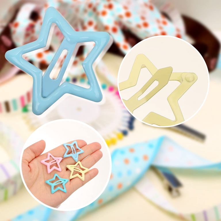 200 Pcs Star Hair Clips Trianu Hair Accessories for Women 1.18