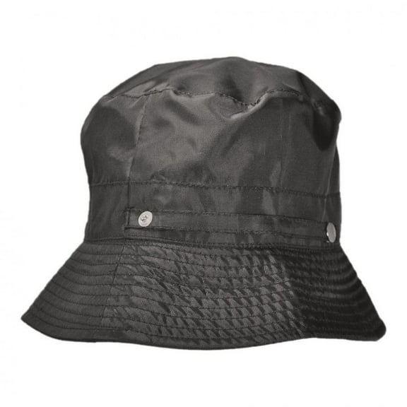 Rollable Rain Bucket Hat - L - Black