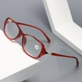 thumbnail image 4 of 1 Pair Womens Ladies Blue Light Blocking Reading Glasses Red Readers for Reading Paper work +2.25, 4 of 4