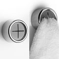 thumbnail image 4 of 3X Push In Tea Cloth Towel Holder Grip Hook Clip Self Adhesive Kitchen Bathroom, 4 of 9