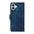 thumbnail image 3 of for iPhone 16 Wallet Case, Pattern PU Leather Purse Phone Case with [Credit Card Slots] [Wrist Strap] Flip Stand Shockproof Full Body Protective Cover for iPhone 16, Blue, 3 of 10