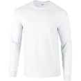 thumbnail image 2 of Gildan Mens Plain Crew Neck Ultra Cotton Long Sleeve T-Shirt, 2 of 10
