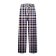 thumbnail image 5 of SnnmBlm Men's Cotton Super Soft Flannel Plaid Pajama Pant Navy XL, 5 of 7