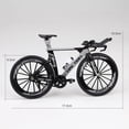thumbnail image 1 of 1:10 Mini Model Alloy Bicycle Toy Finger Mountain Bike Pocket Diecast Simulation Metal Racing Funny Collection Toys For Children With foam box 20, 1 of 6