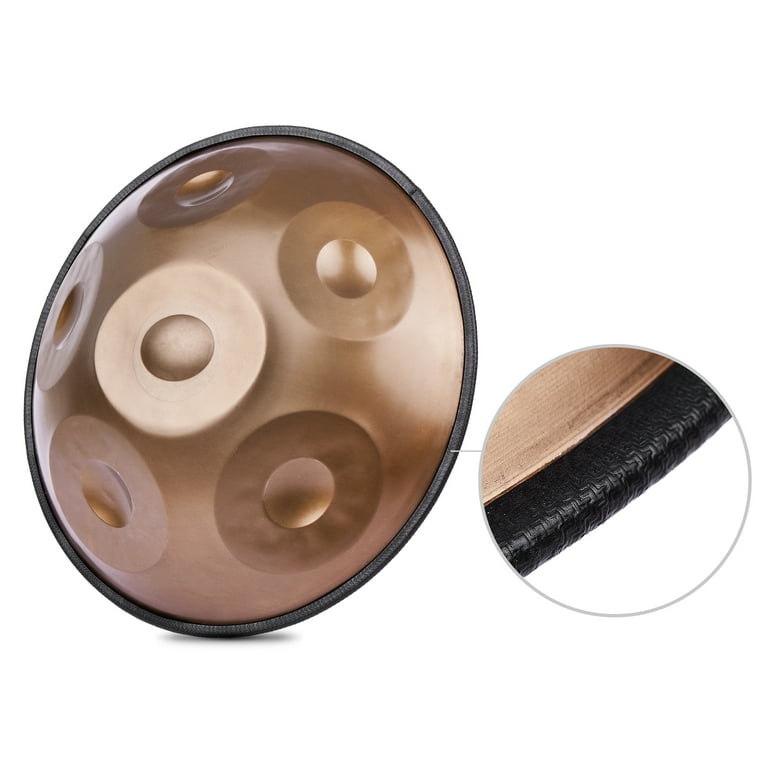 ハンドパン 45cm 6音 ケース付 スイスA3 C4 D4 E4 F4 G4） ハンドパン