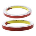 thumbnail image 2 of 2 Pcs Ruban Adhésif Double Face Permanent pour Véhicule Voiture, Rouge - 10Mmx3M & 8mmx3m, 2 * Ruban Double Face, Rouge, 2 of 5