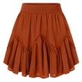 thumbnail image 6 of BUIGTTKLOP Womens Mini Skirt Plus Size Skater Skirts Cute Pleated Short Shorts Skirt with Pockets, 6 of 6