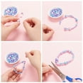 thumbnail image 4 of 1 bag 420pcs 7 style Rainbow ABS Plastic Imitation Pearl Beads Gradient Mermaid Pearl Beads Round Medium Orchid 9.5mm Hole: 1.6mm, 4 of 7