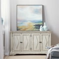 thumbnail image 2 of Bowery Hill Four Door Wood Console Table in Distressed White, 2 of 4