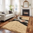 thumbnail image 3 of Farmhouse Cow Area Rug 8x10 Washable Rug Non Slip Country Vintage Animals Wooden Grain Large Area Rug Soft Stainresistant Indoor Floor Carpet for Living Room Bedroom Home Office Dining Room Nursery, 3 of 8