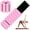 Pink, variant on KOOOGEAR Pilates Wrist ＆ Ankle Weights for Women 1 Pair 2LBS(1lb Each) Adjustable Wrist Weights  Black
