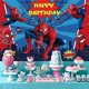 thumbnail image 1 of Spiderman Telón De Fondo Marvel Cumpleaños Banner Superhéroe Fondo Niños Fiesta Suministro COAIND COAIND, 1 of 2